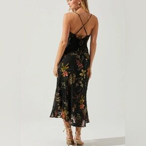 Black Floral Dress